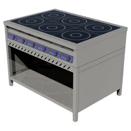 Плита индукционная ЦМИ ПИ-6 закрытая купить в Е.Маркет