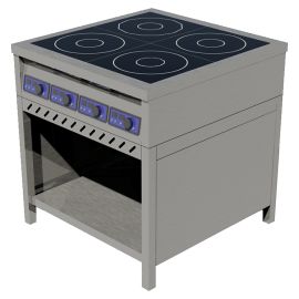 Плита индукционная ЦМИ ПИ-4 закрытая купить в Е.Маркет