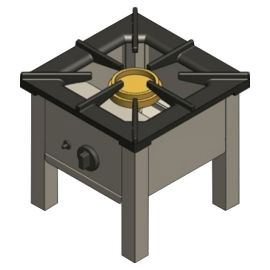 Плита-табурет газовая Вулкан ПРГ-IIА-1 81971 купить в Е.Маркет