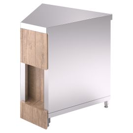 Прилавок нейтральный угловой Refettorio Capital RU20A45 купить в Е.Маркет