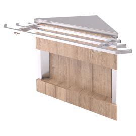 Прилавок нейтральный угловой Refettorio Capital RU10AS90 купить в Е.Маркет