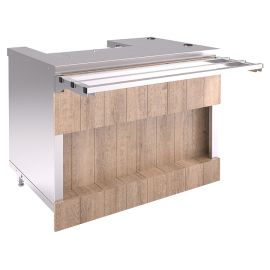 Прилавок кассовый Refettorio Capital RT1ALS (левый) купить в Е.Маркет