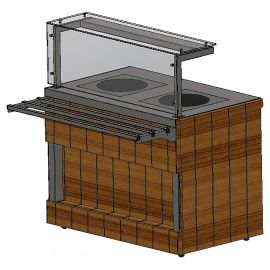 Прилавок тепловой Refettorio Capital RH13A IND купить в Е.Маркет
