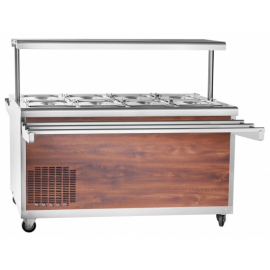 Прилавок-витрина охлаждаемый Abat ПВВ(Н)-70ПМ-01-НШ кашир. купить в Е.Маркет