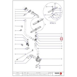 Адаптер 12150806 для машины посудомоечной FAGOR, серии CO купить в Е.Маркет