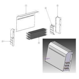 Батарея нагревательных элементов в комплекте 12146667 (80K13001) для машин сушильных FAGOR купить в Е.Маркет
