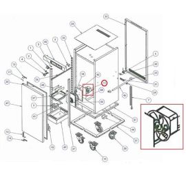 Вентилятор 12032214 (6021050005) для шкафа теплового электр. FAGOR, серии CCB купить в Е.Маркет