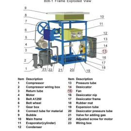Вентилятор #15-3 для фризера для мягкого мороженного EQTA, серии ICB, мод. ICB-316PF купить в Е.Маркет