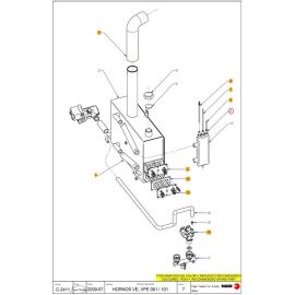 Втулка изоляционная 12024460 (R345069000) для печи электрической FAGOR купить в Е.Маркет