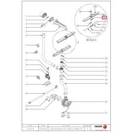Втулка 12141336 для машины посудомоечной FAGOR, серии CO купить в Е.Маркет