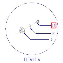 Винт для ролика купола 12098022 для машин посудомоечных FAGOR купить в Е.Маркет