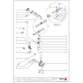Гайка М14х1 12162220 для машины посудомоечной FAGOR, серии CO купить в Е.Маркет