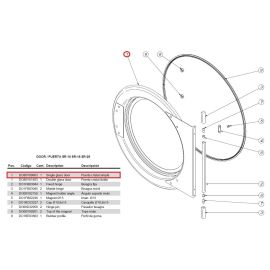 Дверь 12113683 (DO80V00903) для машины сушильной FAGOR, серии SR купить в Е.Маркет