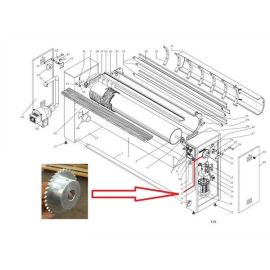 Звёздочка z=40 490100010 для катка гладильного серии GMP моделей GMP 100/25, -120/25, -1400ES купить в Е.Маркет