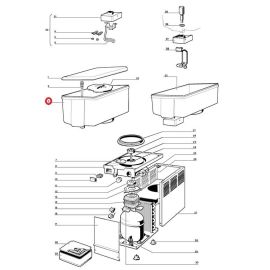 Ёмкость для продукта 22800-18720 10 л для сокоохладителя серии MAESTRALE JOLLY купить в Е.Маркет