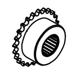 Звёздочка X06018 для катка гладильного GMP, модели G15-35 купить в Е.Маркет