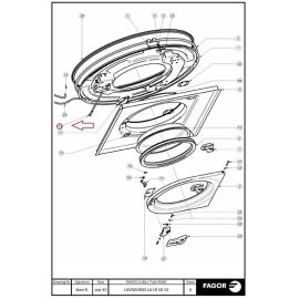 Замок в сборе 12154822 (до 06.2015) для машины стиральной FAGOR, серии LA купить в Е.Маркет