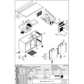 Испаритель12041888 (6029010151) для прилавка (стола) холодильного FAGOR купить в Е.Маркет