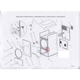 Колесо опорное 12097614 (DO1BC03024) для барабана машины сушильной FAGOR серии SR купить в Е.Маркет