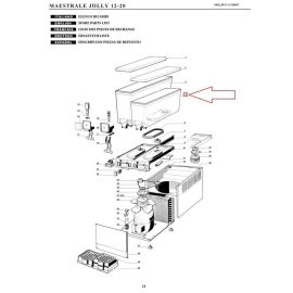 Колба емкостью 12л 22900-00010 для сокоохладителя типа MAESTRALE JOLLY купить в Е.Маркет