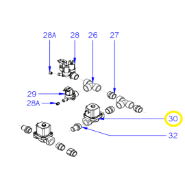 Клапан электромагнитный 12044532 (12Z102322000) для машины посудомоечной FAGOR, серии CO купить в Е.Маркет