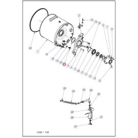 Кольцо уплотнительное 12025083 (P636011000) для машины стиральной FAGOR, серии LA купить в Е.Маркет