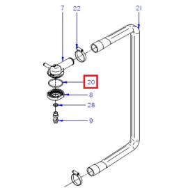 Кольцо уплотнительное 12049055 для машин посудомоечных FAGOR купить в Е.Маркет