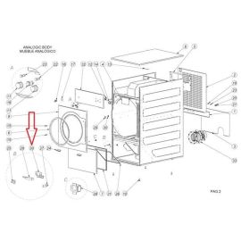 Кронштейн 12115676 (DO00V02170) для машины сушильной FAGOR модели SR-25 купить в Е.Маркет