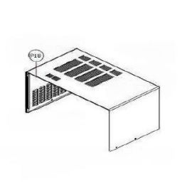 Корпус свч печи Hurakan HKN-WP900/HKN-WP900G поз P18 купить в Е.Маркет