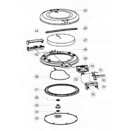 Крышка в сборе для рисоварки Hurakan HKN-SR180 купить в Е.Маркет