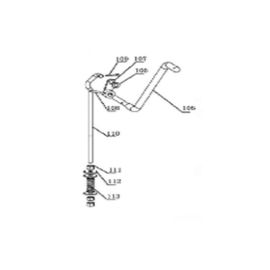 Механизм подъема дежи для миксера Hurakan HKN-IP30F2 105 - 113 купить в Е.Маркет
