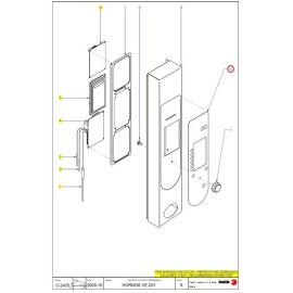 Накладка клейкая 12024760 (T813005000) на панель управления для электрических печей серий HEM, VE купить в Е.Маркет