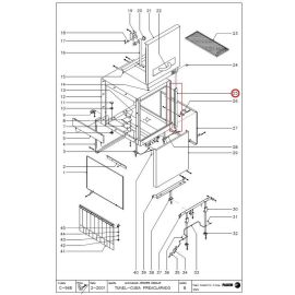 Направляющая двери 12024682 (Z270336000) для машины посудомоечной FAGOR модели FI-280 D, -I купить в Е.Маркет