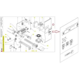 Накладка 12023437 (Z742916000) на пульт управления для машины посудомоечной т.м FAGOR мод. AD-90 купить в Е.Маркет
