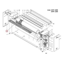 Панель (стол) загрузочная 490000002-01 алюминиевая для катка гладильного серии GMP купить в Е.Маркет
