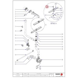 Ось 12170640 для машины посудомоечной FAGOR, серии CO купить в Е.Маркет