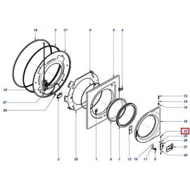 Ось ручки двери 12016778 (P620511000) для машин стиральных FAGOR купить в Е.Маркет