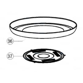 Основание для корпуса рисоварки Hurakan HKN-SR270 купить в Е.Маркет