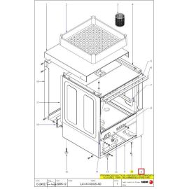 Панель фронтальная 12022672 (Z458611000) для машины посудомоечной FAGOR, серии AD-21 B купить в Е.Маркет
