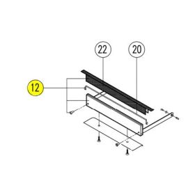 Планка нагрева для упаковщика вакуумного Apach 1600788 купить в Е.Маркет