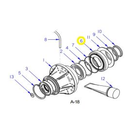 Сальник 12023213 (P636003000) для машин стриальных серии LA купить в Е.Маркет