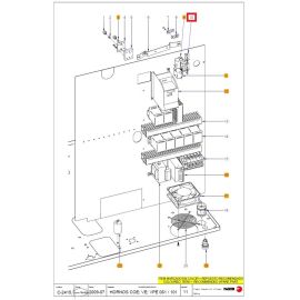 Суппорт для термостата 12022001 (R343039000) для печи пароконвекционной FAGOR, серии VE, VPE купить в Е.Маркет