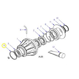 Стопорное кольцо 12009798 (Q301045000) для машины стиральной Fagor, серии LA купить в Е.Маркет