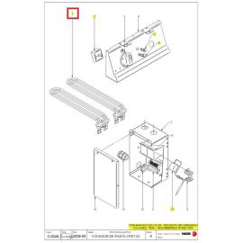 ТЭН 12024715 (H063002000) 230 В, 4 КВт для макароноварки серии CPE купить в Е.Маркет