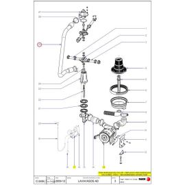 Трубопровод 12025154 (Z440711000) для машин посудомоечных FAGOR серии AD купить в Е.Маркет