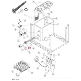 ТЭН 8 кВт 12040417 (EU230020C) для машины посудомоечной FAGOR серии LP купить в Е.Маркет
