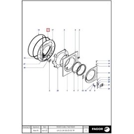 Уплотнение 12023260 (P636108000) для машин стиральных FAGOR купить в Е.Маркет