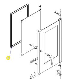 Уплотнение двери 12039599 (T910550000) для печи пароконвекционной FAGOR модели AE061 купить в Е.Маркет