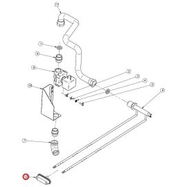 Фиксатор для патрубков инжектора 12024508 (P445011000) для машины стиральной FAGOR, серии LA купить в Е.Маркет