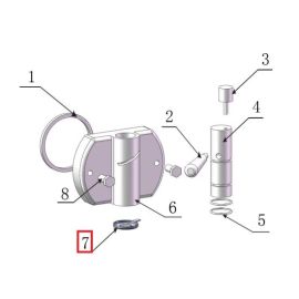 Форсунка формовочная №7 д/фризера для мягкого морожен. EQTA серии ICB, мод. ICB-111F купить в Е.Маркет
